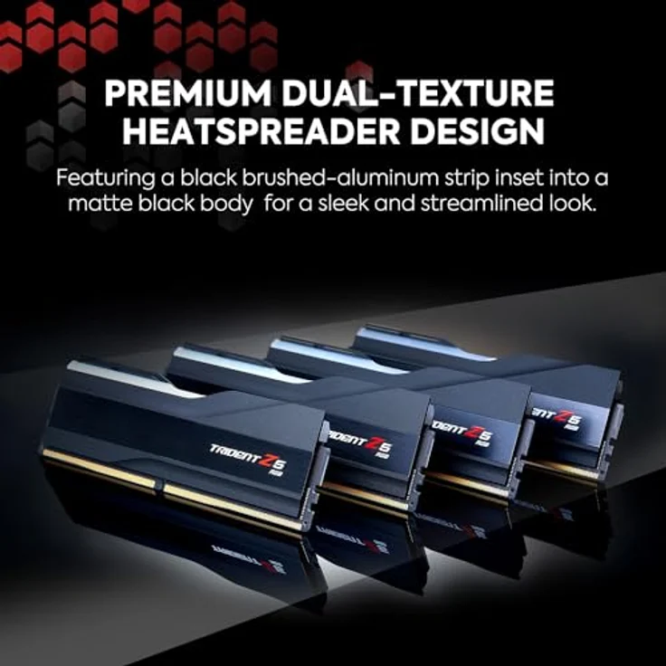 G.Skill DIMM 64 GB DDR5-6400 (2x 32 GB) Dual-Kit Arbeitsspeicher, Trident Z5 RGB Serie, individuell einstellbare RGB-LED-Beleuchtung – Bild 4