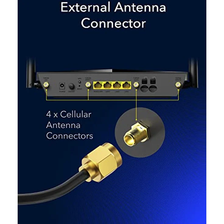 Cudy LT700 4G LTE Cat 6 Modem Router, Dual-SIM, AC1200 Dual Band WLAN, 4 Gigabit Ports, OpenVPN, WireGuard, Band Lock – Bild 2