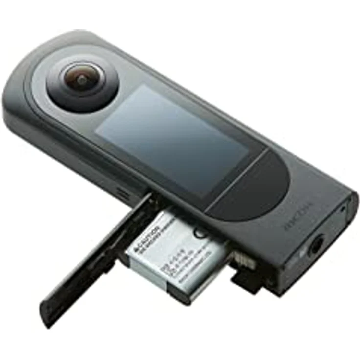 Ricoh Theta X 2023, 360° Camcorder mit 5.7K Videoauflösung, 48 MP, 2,25 Zoll Touchscreen und 46 GB Speicher, Schwarz – Bild 7