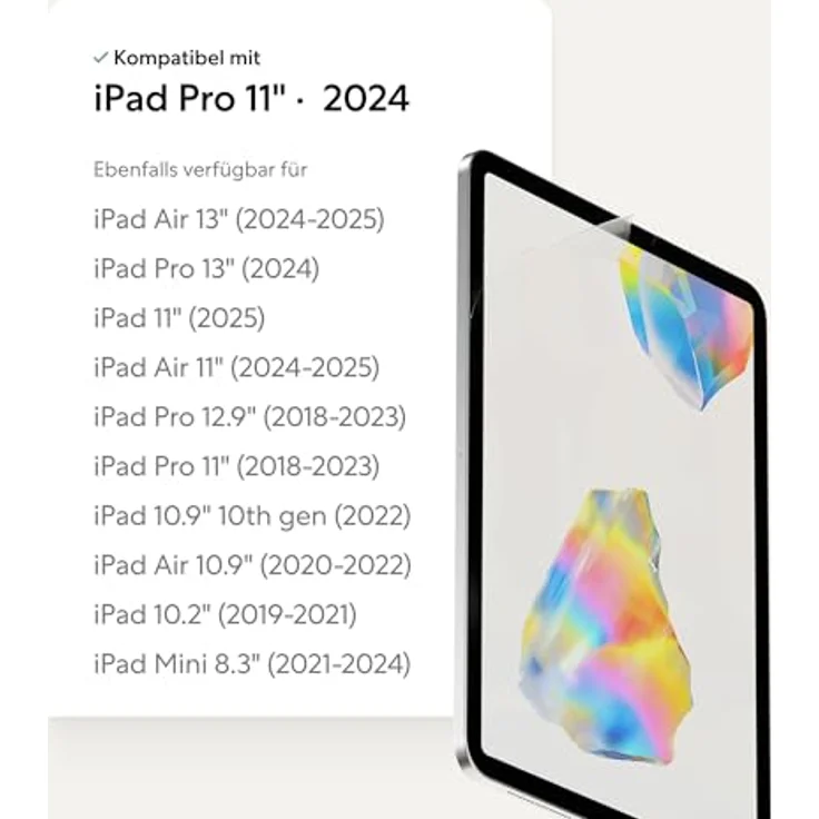 Paperlike 3 Folie (2x) für iPad Pro 11” (M4 2024) – Echtes Papiergefühl, blasenfreie Installation, schützt die Pencil-Spitze – Bild 2