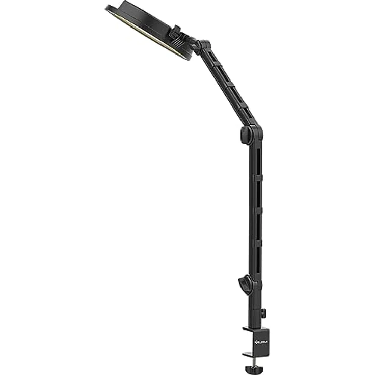 Vijim LS25, Multifunktions-Stativ aus Metall, Schwarz, flexibel einstellbar, 360° drehbar, geeignet für Mikrofone und Kameras bis 2 kg – Bild 3