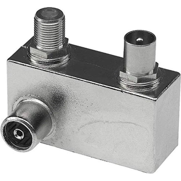 Axing TZU 21-65 Multimedia-Aufsteckadapter Verteiler für Kabelmodem und TV - Preisvergleich – Bild 2