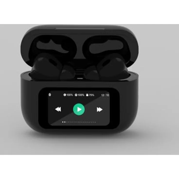 Gembird TWS-LCD-ANC-01-BK, In-Ear Kopfhörer mit LCD-Display, Active Noise Cancelling und Bluetooth, Schwarz – Bild 3