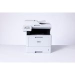 Brother MFC-L5710DW 4-in-1 Mulifunktionsdrucker schwarz weiß (A4, 48 Seiten/Min., 1.200x1.200 DPI, LAN, WLAN, Duplex-ADF, 250 Blatt Papierkassette) weiß/grau