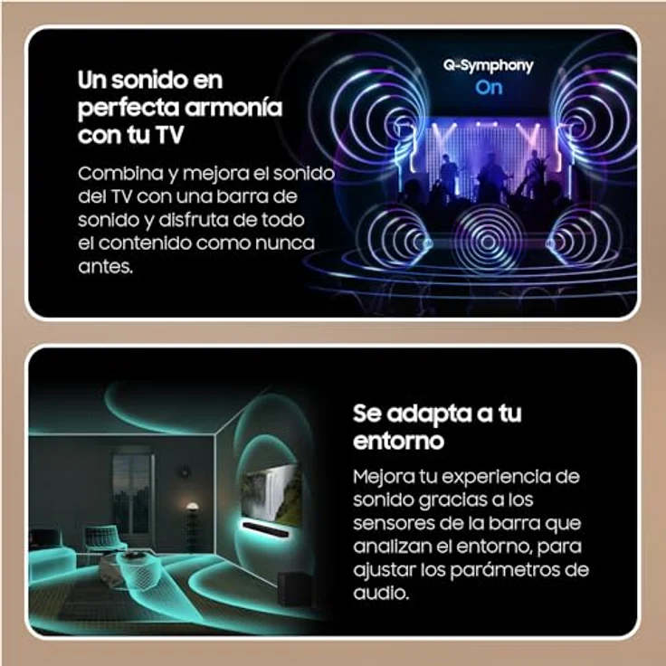 Samsung Soundbar HW-Q700D/ZF Q-Serie, Wireless Dolby Atmos, 3.1.2-Kanal-Audio, Q-Simphony, kompatibel mit Alexa und Google Assistant, Titan Black 2024 – Bild 3