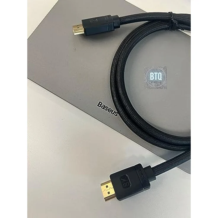 Baseus Premium 8K HDMI Kabel, 3D, High Definition Series, 2m, schwarz, unterstützt 8K @ 60 Hz, dynamisches HDR, HDMI 2.1 – Bild 3