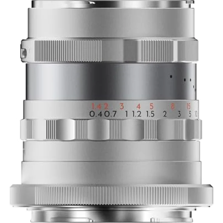THYPOCH Simera 28mm f1.4 Objektiv für Nikon Z Mount, Full-Frame mit de-click Blendenmodus, Silber – Bild 3