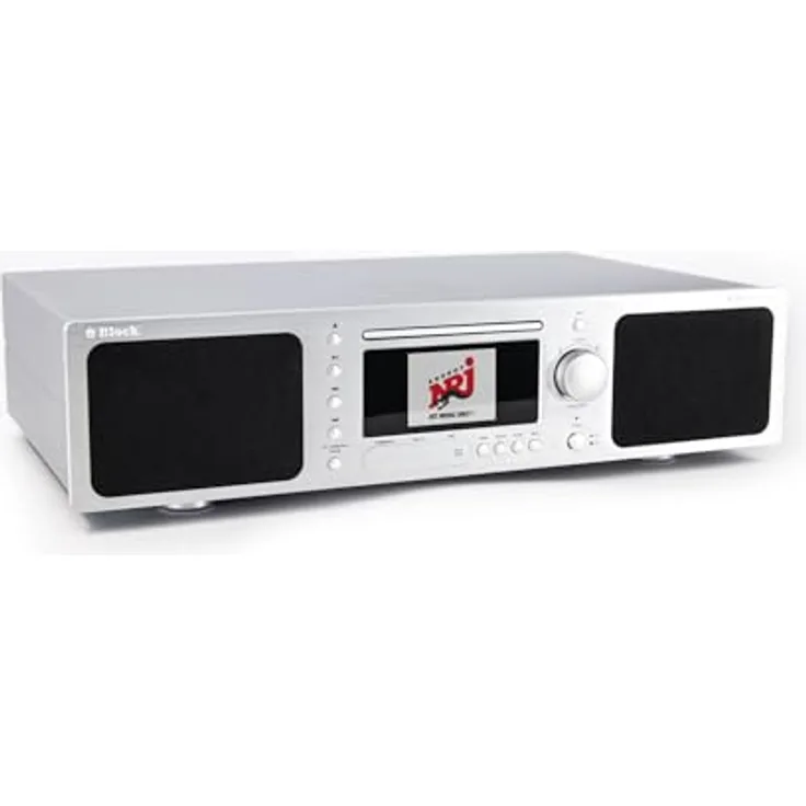 Block BB-200, Blu-ray Internet Receiver mit 70 Watt, silber, integriertem Lautsprechersystem und Bluetooth-Funktion