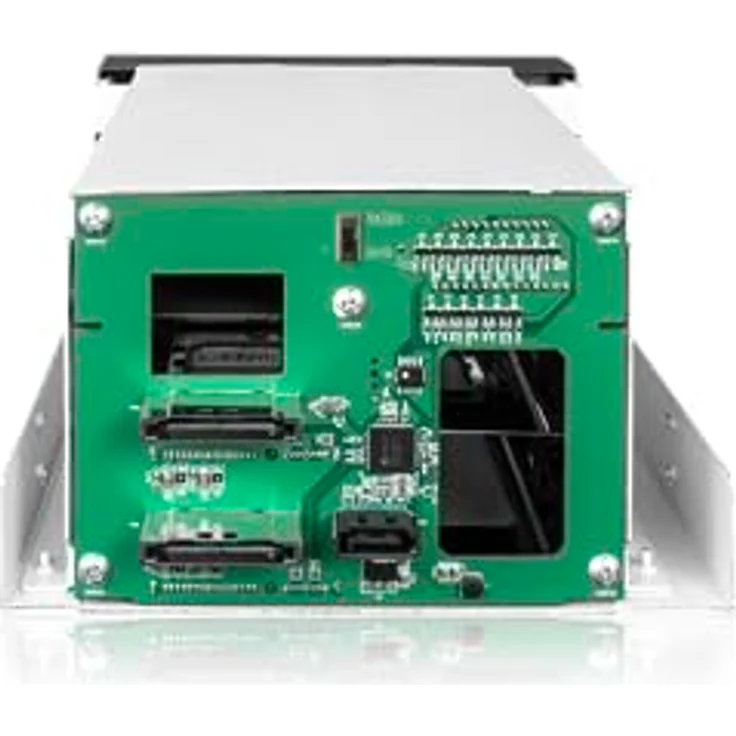 ICY DOCK FatCage RAID MB901SPR-B R1 2X 2,5"/3,5" SATA RAID1 /JBOD Wechselrahmen für 1x 5,25" Schacht schwarz – Bild 4