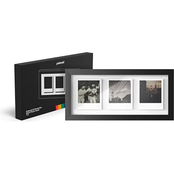 Polaroid Photo Album, quadratisches Fotoalbum für 40 oder 160 Fotos, Schwarz