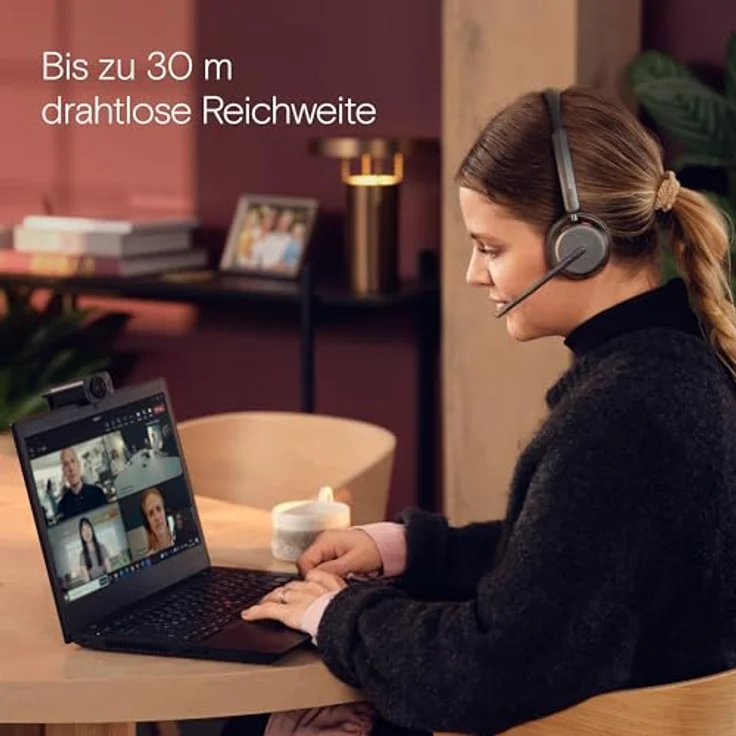 EPOS Impact 1030T Einseitiges Bluetooth Headset für Fachleute - Optimiert für offene Büros, AI Sprachaufnahme, Super Wideband, BrainAdapt Technologie für Komfort – Bild 8