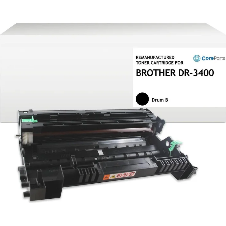 CoreParts Toner Black DR3400, Hochleistungs-Toner für Drucker und Kopierer, hergestellt in der EU