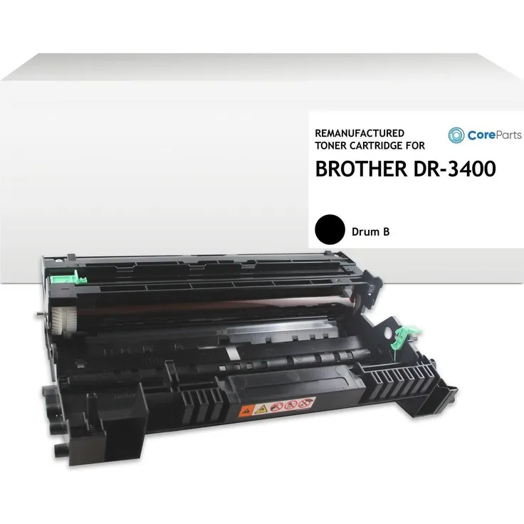 CoreParts Toner Black DR3400, Hochleistungs-Toner für Drucker und Kopierer, hergestellt in der EU