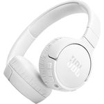 JBL Tune 670NC – Kabellose On-Ear-Kopfhörer mit adaptivem Noise-Cancelling und faltbarem Design – Bis zu 44 Stunden Akkulaufzeit mit Schnellladefunktion – Weiß