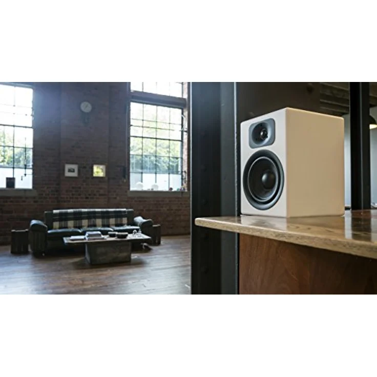 wavemaster TWO NEO soft white Regallautsprecher-System (60 Watt) mit Bluetooth-Streaming, digitalen Anschlüssen und IR-Fernbedienung Aktiv-Boxen Nutzung für TV-Tablet-Smartphone, mattweiß (66366) Regallautsprecher - 60 Watt - weiß – Bild 4