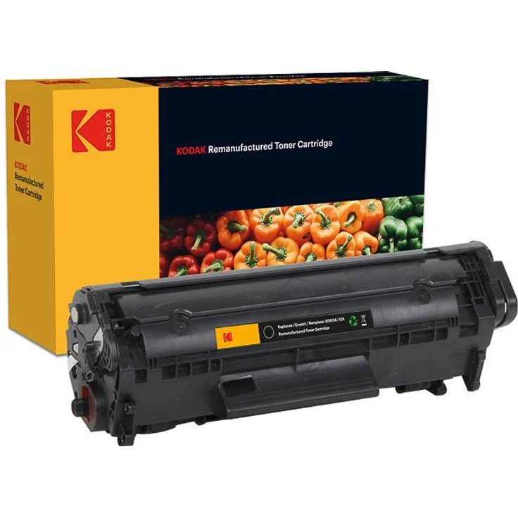 Kodak 185H261201 HP LJ1010 Toner, wiederaufbereitete Druckpatrone, Schwarz, bis zu 2500 Seiten