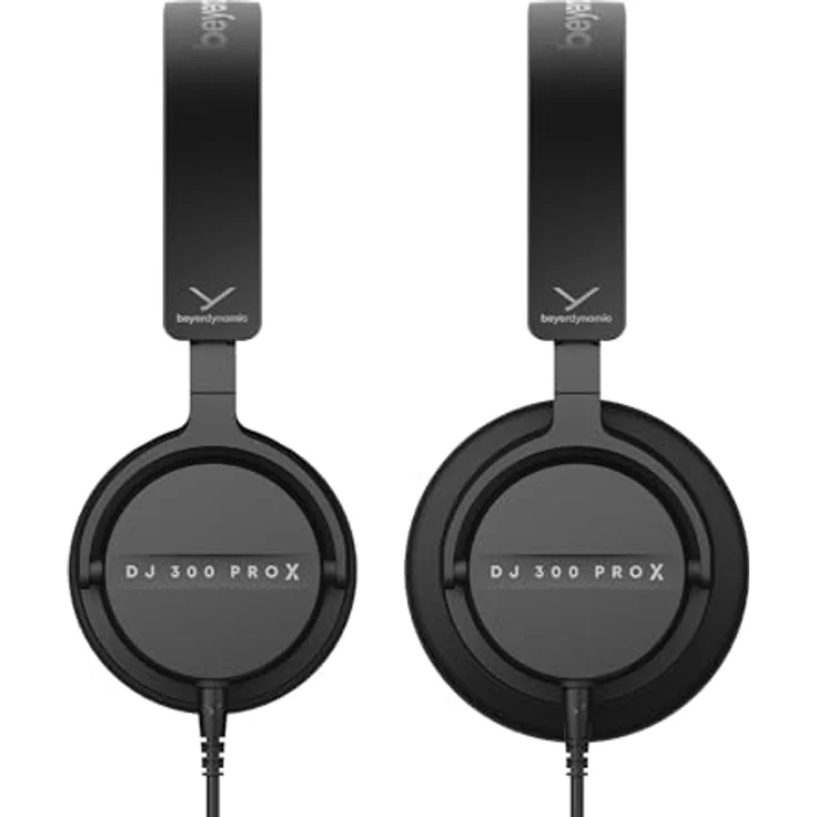 beyerdynamic DJ 300 PRO X, Professioneller 2-in-1 DJ-Kopfhörer mit On-/Over-Ear-Wechsel, modular, klappbar, 45-mm-Treiber – Bild 2