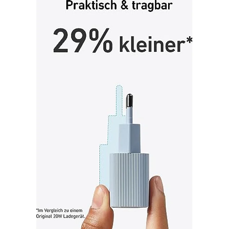 Anker Nano USB C Netzteil, 30W High-Speed USB C Ladegerät, PIQ 3.0 und PPS Schnellladeleistung, Kompatibel mit iPhone 15/14/13 Serie, Pixel, Galaxy, iPad, und mehr (Ladekabel Nicht im Lieferumfang) – Bild 3