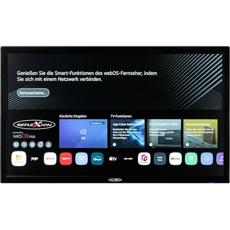 REFLEXION LDD27iBT mobiler Travel LED TV, 27 Zoll Full HD, Triple-Tuner, integrierter DVD-Player, Bluetooth 5.0, WLAN – Bild 2