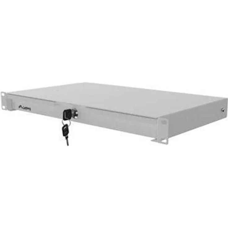 Lanberg Rack-Schublade 483 x 270 mm, 1U, Grau RAL 7035