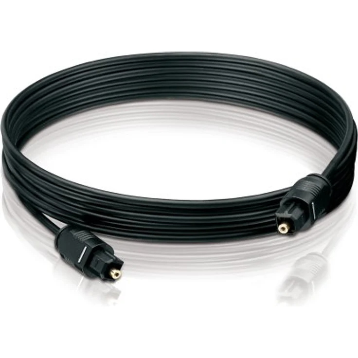 HDSupply TC010-020 Toslink S-PDIF Audio Kabel, optisch LWL, Stecker-Stecker, 2,2mm, 2,00m, schwarz – Bild 4