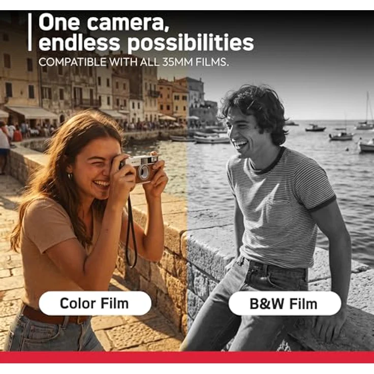 AgfaPhoto Analoge 35mm Foto Kamera red – Bild 7