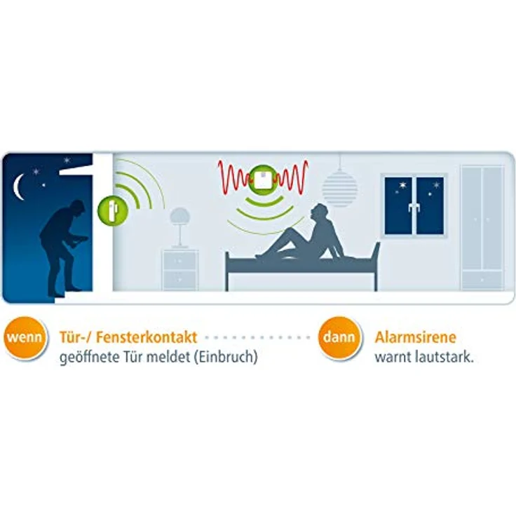 devolo Home Control Alarmsirene (Smarthome Alarm System, integrierter Akku, 110 Dezibel, Z-Wave Hausautomation, Haussteuerung per iOS-Android App, Smart Home Aktor, einfache Installation) weiß – Bild 5