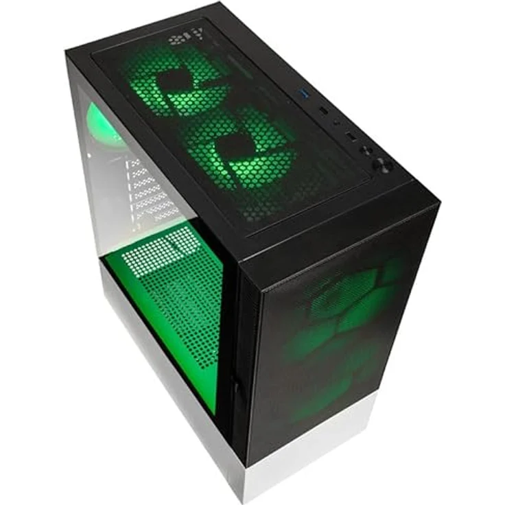 Kolink Observatory MX Mesh ARGB Midi-Tower - schwarz/weiß (mATX, ATX, Mini ITX), PC Gehäuse – Bild 2