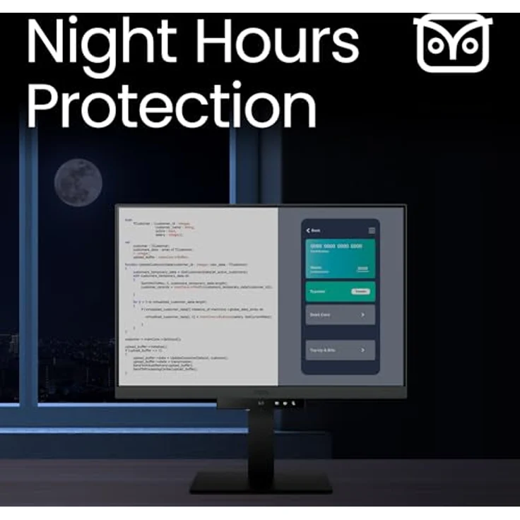 BenQ RD240Q 24.1" WQXGA Monitor für Programmierer, 90W USB-C, Profi Codier Modus, Ergonomisches Design, 16:10 Seitenverhältnis, Schlaf-Wach Rhythmus Modus, Eye-Care Technologie – Bild 5