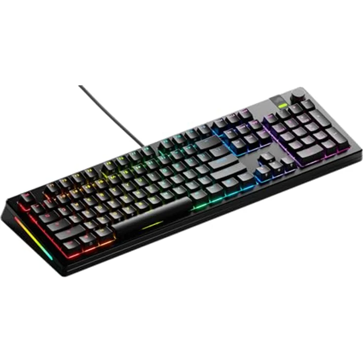 Glorious GMMK 3 Pro, 100 % Custom Gaming-Tastatur mit mechanischen Fox-Switches, RGB-LED-Hintergrundbeleuchtung, kabelgebunden, schwarz – Bild 1