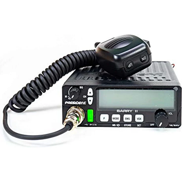 President CB BARRY II ASC VOX 12/24V, Radio mit 4 Watt und mehrfarbigem Bildschirm – Bild 4