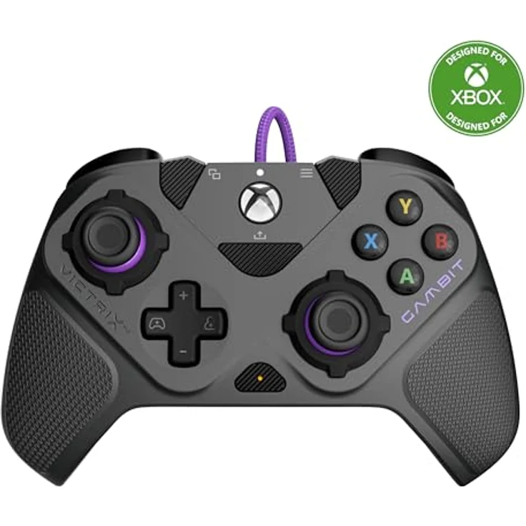 Turtle Beach Victrix Gambit Prime, Wired Tournament Controller mit Dual Core Technologie, 12 austauschbaren Komponenten, kompatibel mit Xbox Series X, S, Xbox One und PC – Bild 2
