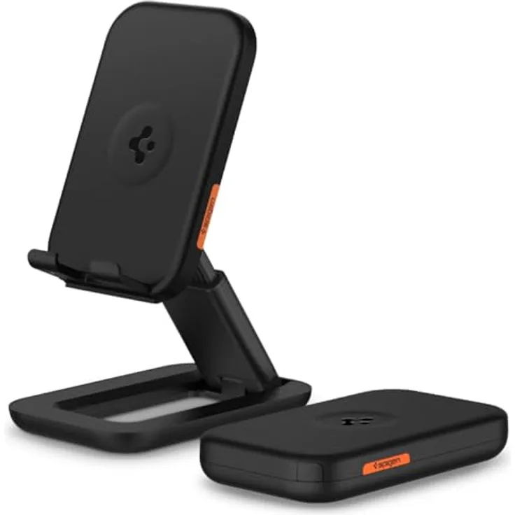 Spigen Magslide Universal Stand, Smartphone Halterung mit verstellbarem Design, Schwarz