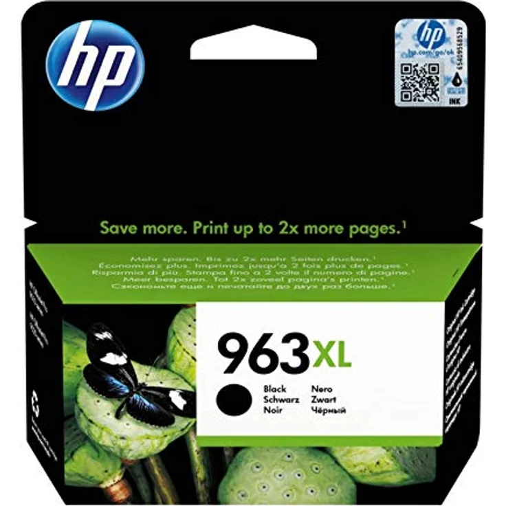 HP 963XL - 47.86 ml - Hohe Ergiebigkeit - Schwarz - Original - Tintenpatrone - für Officejet Pro 9010, 9012, 9013, 9014, 9015, 9016, 9019-Premier, 9020, 9022, 9023, 9025 – Bild 2