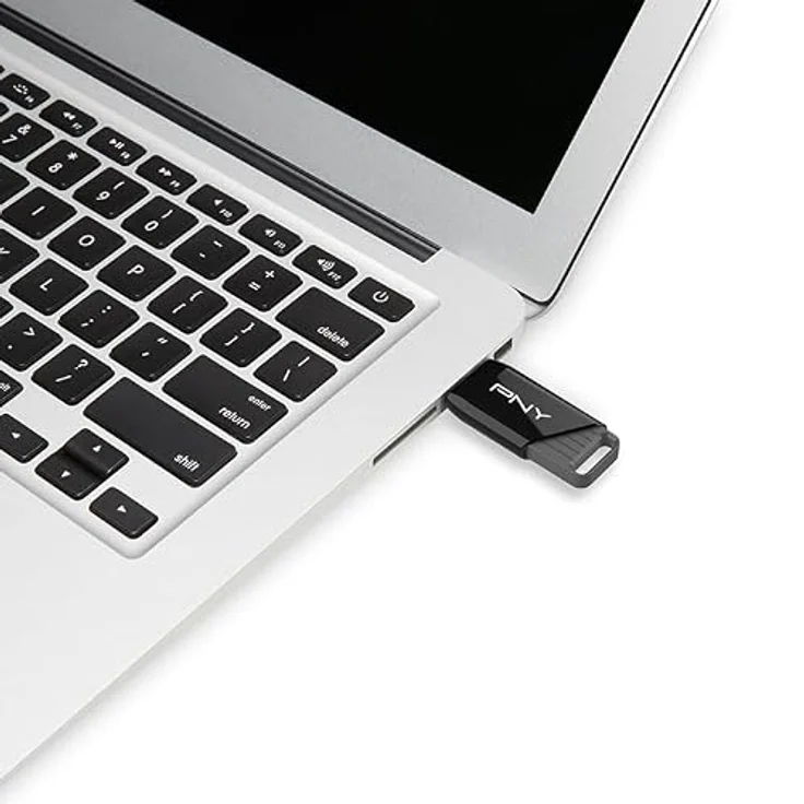 PNY Attaché X USB-Stick 64 GB, USB 3.2 Gen 1 mit bis zu 130 MB/s, schwarz – Bild 9