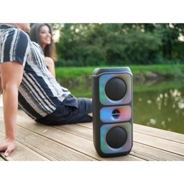 Tracer Powervox P2, Tragbarer Bluetooth-Lautsprecher mit 20 Watt Leistung, kabellos – Bild 7