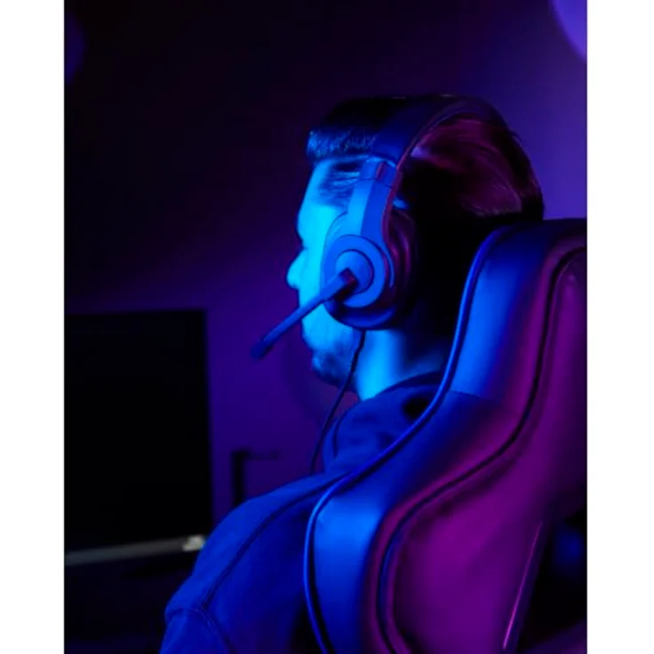 uRage Gaming Headset „SoundZ 100 V2“ (Multiplattform Headset für PC, Xbox, Playstation, Smartphone, klarer Sound, Plug & Play, DTS Lizenz, Over Ear Kopfhörer) schwarz – Bild 4