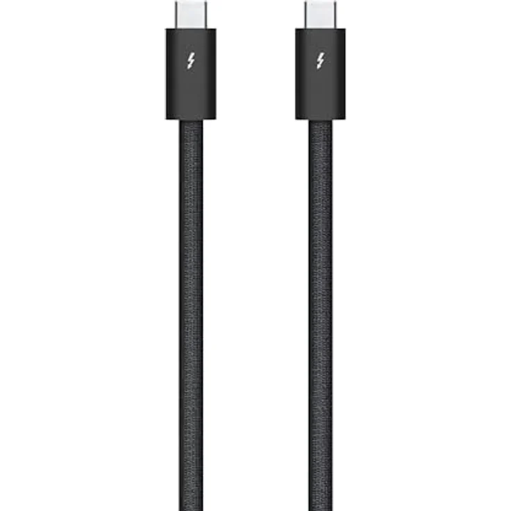 Apple Thunderbolt 5 Pro, Thunderbolt-Kabel 24 pin USB-C (M), 1 m, 120 Gbit/s, schwarz – Bild 2