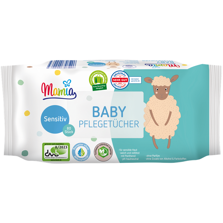 Mamia Baby Pflegetücher Sensitiv