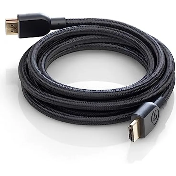 Elgato Ultra High Speed HDMI Cable – HDMI 2.1 zertifiziert, 48 Gbit/s, unterstützt 8K@60Hz, 4K@120Hz, Dynamic HDR, eARC, Dolby Atmos, kompatibel mit HD60 X, Sony PS4/PS5, Xbox Series X/S usw., 2 m