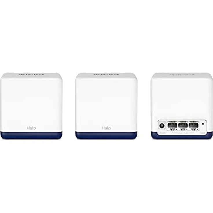 Mercusys Halo H50G, Router mit einheitlichem WiFi-System für stabiles Internet, 3-Pack, Weiss – Bild 2