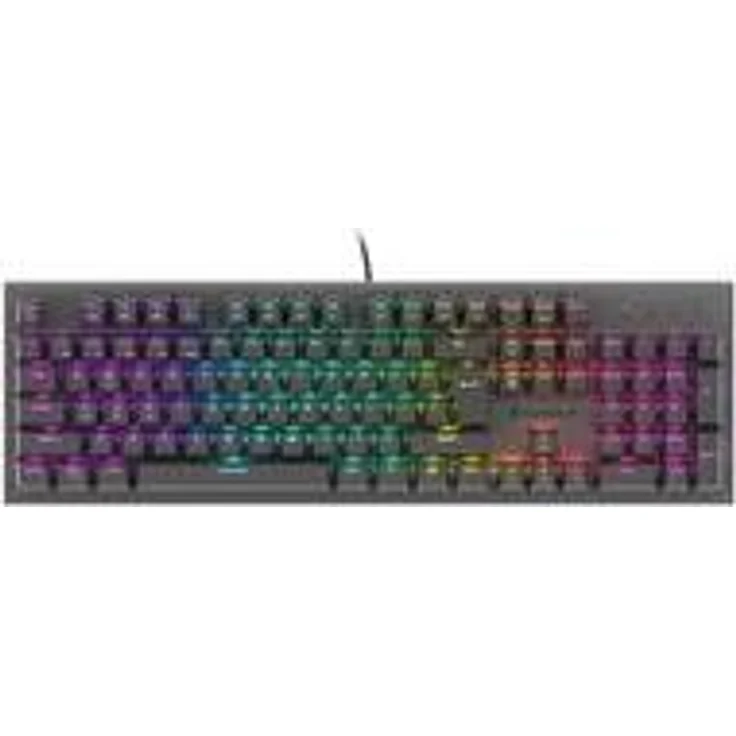 Genesis THOR 303 Mechanische Gaming-Tastatur mit RGB-LED-Hintergrundbeleuchtung, USA Layout, Schwarz, Verkabelt, USB Typ-A, 1152 g, Outemu Red
