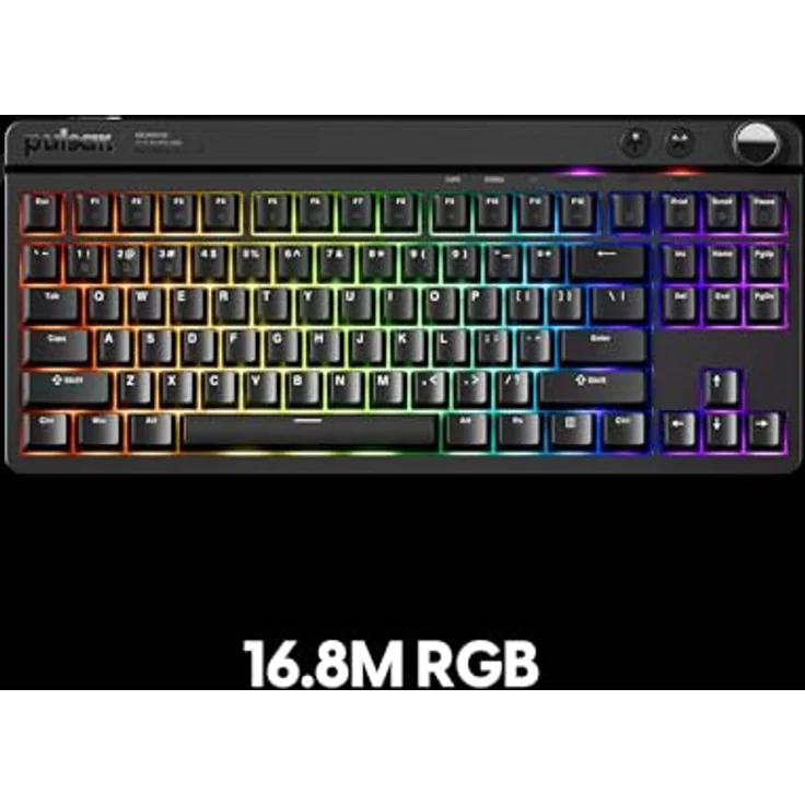 Pulsar Xboard MS TKL (ANSI) - Gaming Tastatur mit Cherry MX2A Red Switches, RGB-Beleuchtung und Hot-Swap-Funktion, schwarz – Bild 5