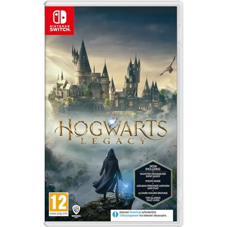 Warner Bros. Entertainment Hogwarts Legacy (Nintendo Switch) (AT-PEGI) - Erlebe Hogwarts im 19. Jahrhundert, kämpfe gegen schwarze Zauberer, neues Update verfügbar