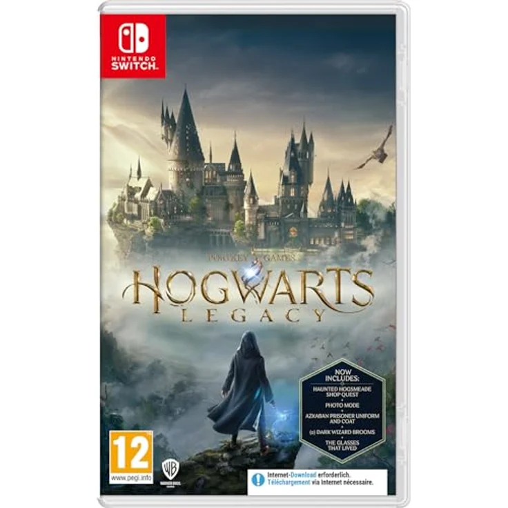 Warner Bros. Entertainment Hogwarts Legacy (Nintendo Switch) (AT-PEGI) - Erlebe Hogwarts im 19. Jahrhundert, kämpfe gegen schwarze Zauberer, neues Update verfügbar – Bild 1