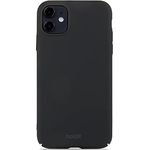 Holdit Slim Case iPhone 11/Xr - 1mm Ultra Thin - Hard Case in Recycled Polycarbonate - Schwarz