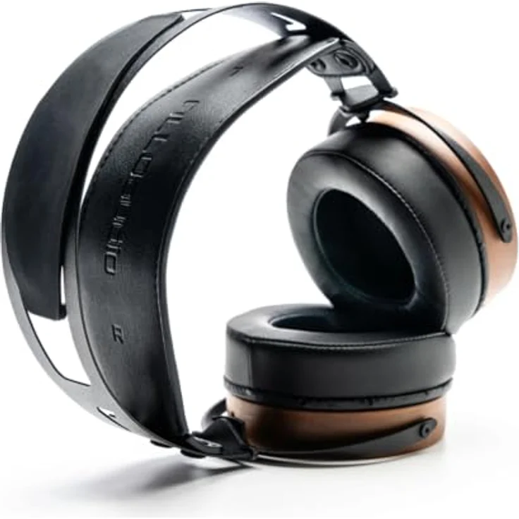 OLLO Audio Kopfhörer R1 1.0, geschlossene Over-Ear Kopfhörer mit U-förmigem Frequenzgang und Tisch-Stativ – Bild 2