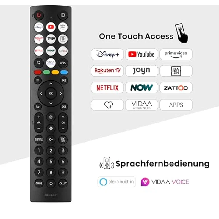 Hisense 55E7NQ Pro 139 cm (55 Zoll) QLED Smart TV, 4K UHD, Total HDR, Dolby Vision IQ Atmos, Game Mode Pro 144 Hz, Alexa Built-In, Dunkelgrau – Bild 5