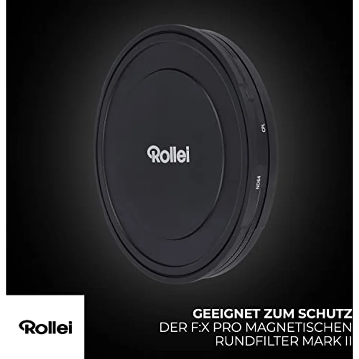 Rollei F:X Pro Magnetische Frontkappe Mark II, 77mm Schutzkappe für magnetische Rundfilter – Bild 4