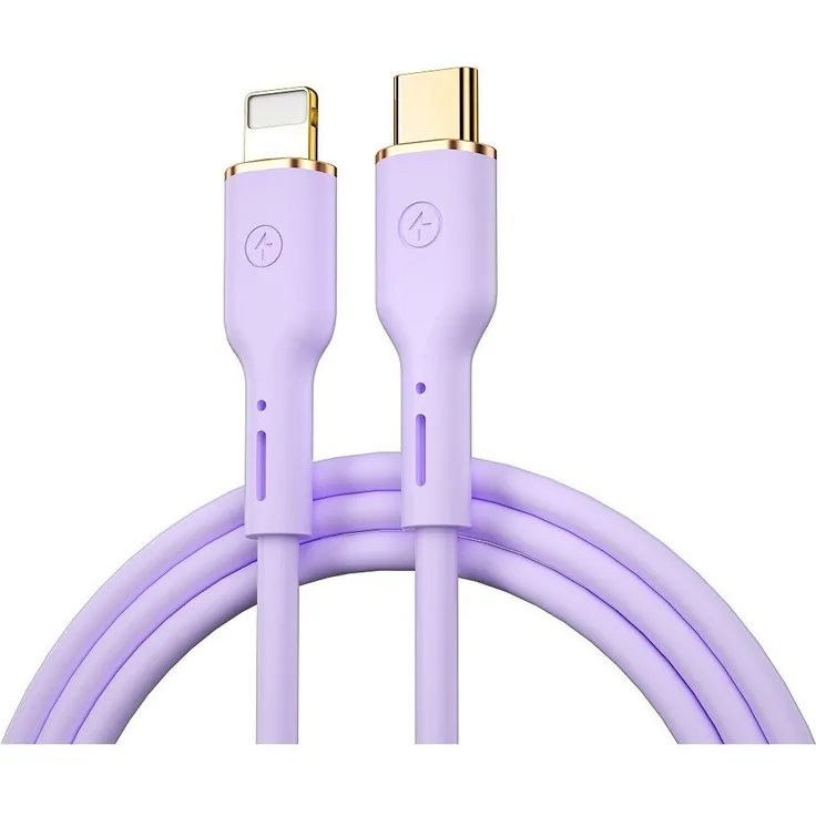 WIWU YQ01 USB-C zu Lightning Kabel, 30W Leistung, 1,2m, lila